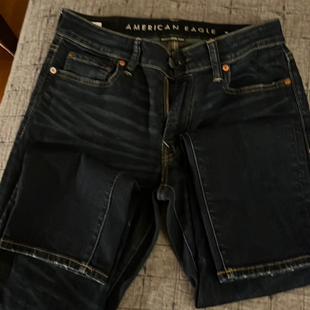 Dark blue jeans from American eagle
